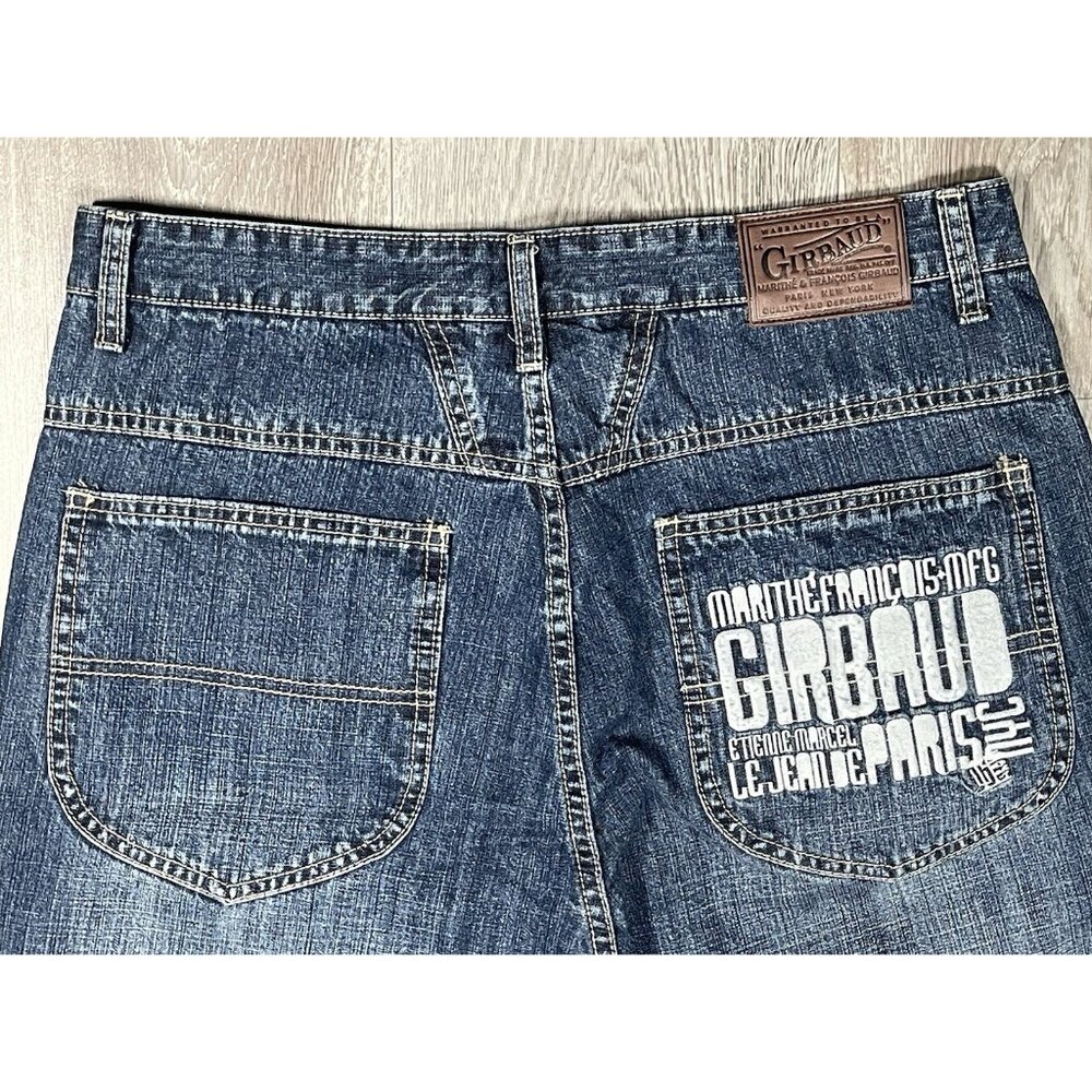 Vintage Marithe Francois Girbaud Wide Leg Baggy Denim Jeans - Men Size 34 X 29 - Picture 3 of 16